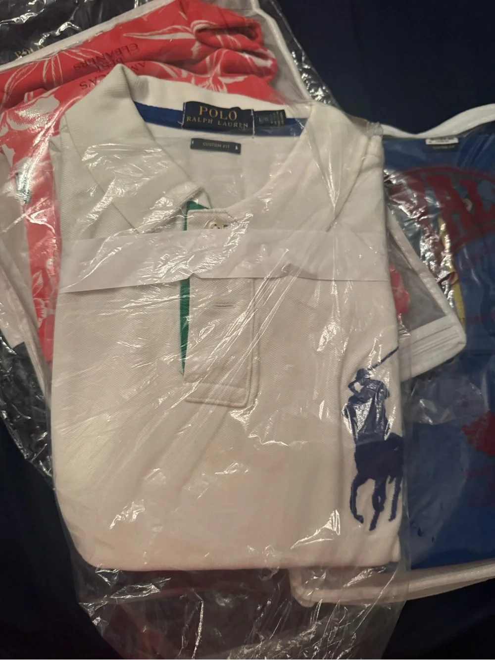 8 Men’s Ralph Lauren polo  shirts, $50 each